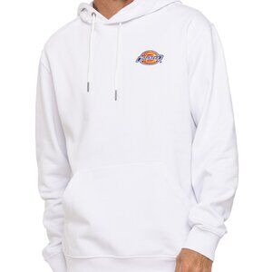 Men's Dickies Hoodie Cotton Blend Drawstring Hood Size M Embroidered Logo NWT